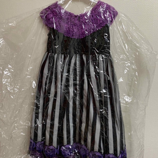 ANNA SUI mini(アナスイミニ)のアナスイミニ　ストライプドレス　L（130〜140） キッズ/ベビー/マタニティのキッズ服女の子用(90cm~)(ワンピース)の商品写真