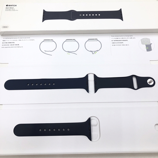 アップルウォッチ(Apple Watch)のアップルウォッチ専用 ベルト AppleWatch 38mm ミッドナイトブルー(その他)