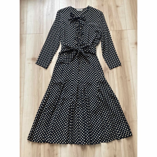 INGEBORG インゲボルグ シルクドットワンピース ピンクハウス