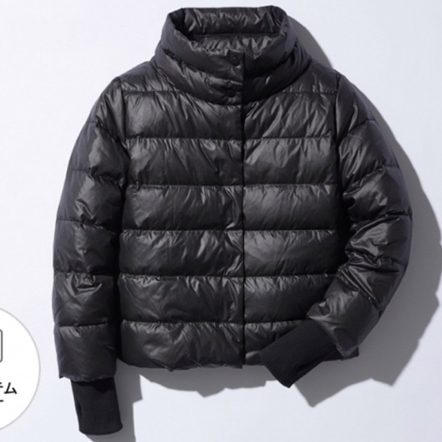 新品　スプームｘJALショッピング　ショートダウン　コート ブラック  38 Ｌ レディースのジャケット/アウター(ダウンジャケット)の商品写真