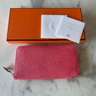 エルメス(Hermes)のエルメス　アザップ　シルクイン　ローズアザレ　X刻印(財布)