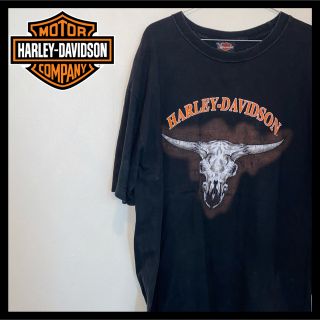 ハーレーダビッドソン(Harley Davidson)のハーレーダビッドソン ブラック XL 90s メキシコ製 ヴィンテージTシャツ(Tシャツ/カットソー(半袖/袖なし))