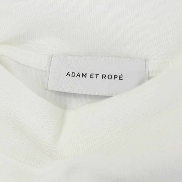 Adam et Rope'(アダムエロぺ)のAdam et Rope' カットソー ハイネック ロング 長袖 F 白 レディースのトップス(カットソー(長袖/七分))の商品写真