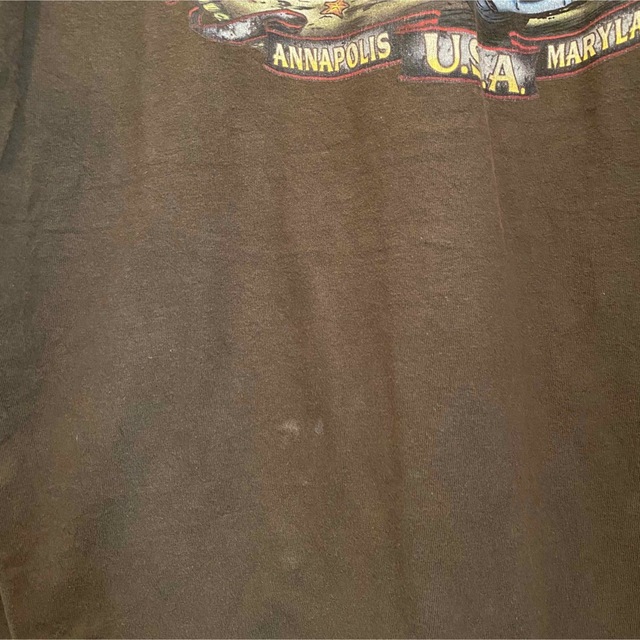 ハーレーダビッドソン ブラウン XXL 00s USA製ヴィンテージTシャツ 8