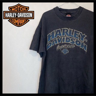 ハーレーダビッドソン(Harley Davidson)のハーレーダビッドソン Dグレー L 90s USA製ヴィンテージTシャツヘインズ(Tシャツ/カットソー(半袖/袖なし))