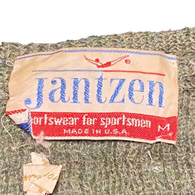 60s jantzen USA製 モヘアカーディガン ヴィンテージ グリーンの 60s jantzen USA製 モヘアカーディガン ヴィンテージ グリーンの