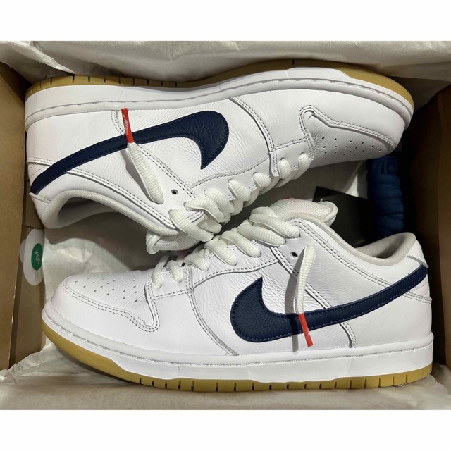 ☆超希少☆Dunk Low Orange Label White Navy 1