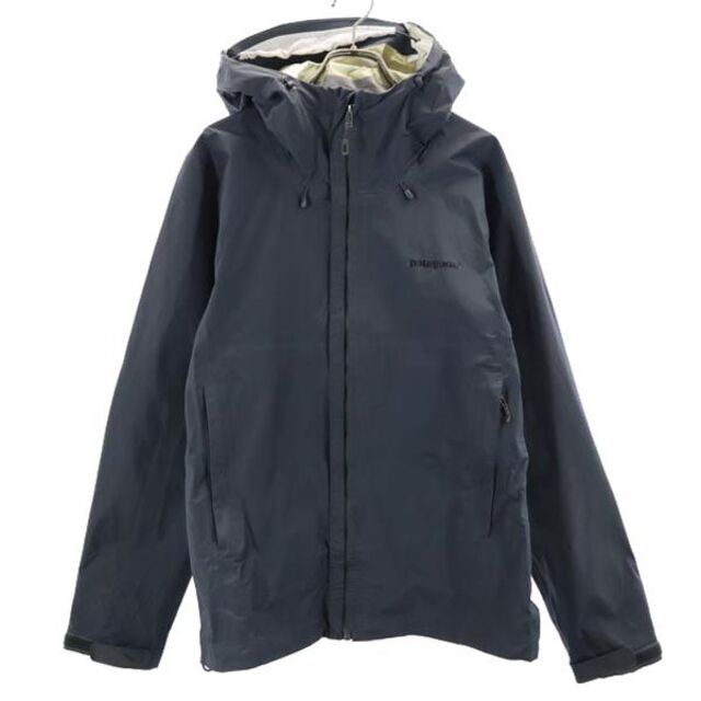 パタゴニア アウトドア ロゴ ナイロンジップパーカー S グレー系 patagonia ベンチレーション メンズ   【230308】66cm肩幅