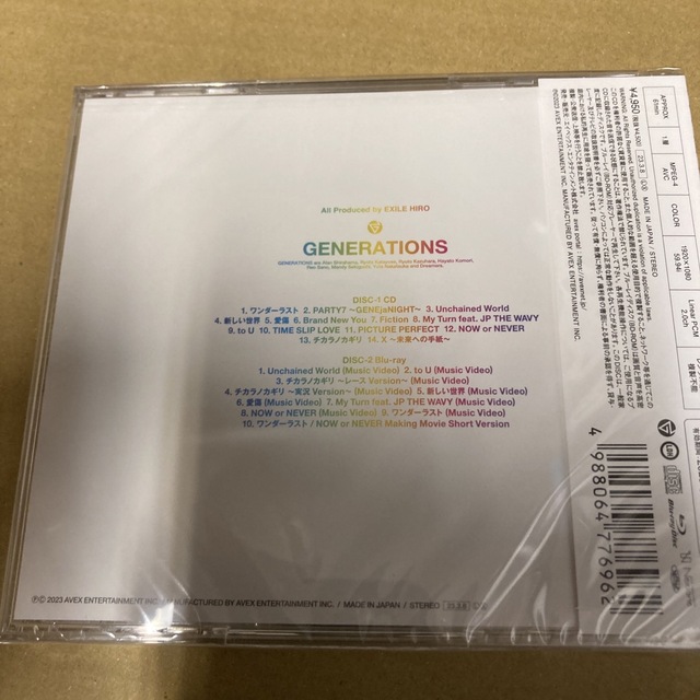 GENERATIONS X（TYPE-B/Blu-ray付）新品未開封 1