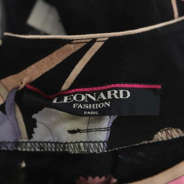 LEONARD(レオナール)のレオナール ファッション カンカン素材フラワープリントワンピース ロング レディースのワンピース(ロングワンピース/マキシワンピース)の商品写真