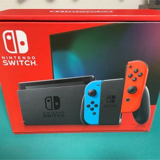 美品　任天堂スイッチ本体　新型　ネオンカラー　switch