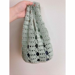 ちょうちょみたいなメッシュバッグ　おまけ付き　ハンドメイド　kukuru(バッグ)