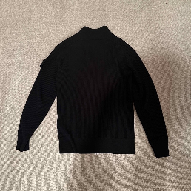 Stone island zip up sweater black S