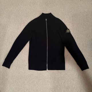 Stone island zip up sweater black S