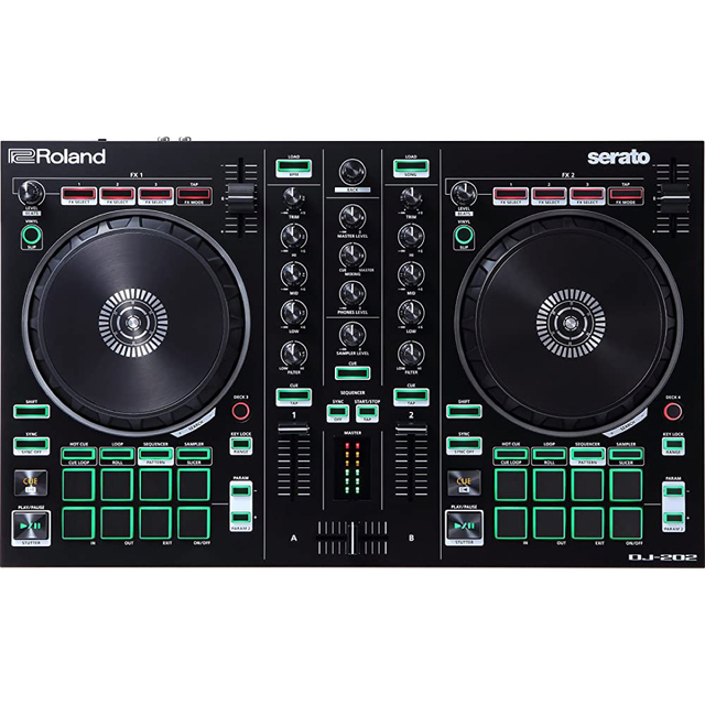 Roland(ローランド)の【美品】Roland DJ-202  楽器のDJ機器(DJミキサー)の商品写真