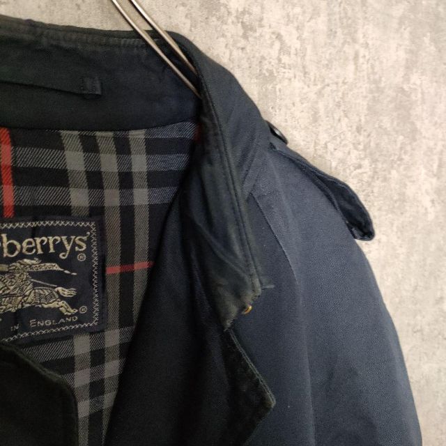 英国製 BURBERRY バーバリー トレンチコート ノバチェック ベルト