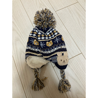 ベビー帽子 冬 46〜50cm(帽子)