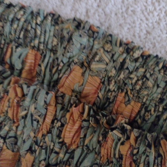 ハンドメイド ウィリアムモリス ロングスカート ピンパーネル レディースのスカート(ロングスカート)の商品写真