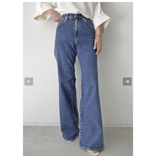 L'Appartement DEUXIEME CLASSE(アパルトモンドゥーズィエムクラス)のL'Appartement GOOD GRIEFWide Leg Denim レディースのパンツ(デニム/ジーンズ)の商品写真