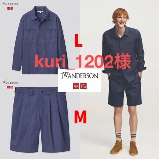 ユニクロ(UNIQLO)の【新品未使用】ユニクロ×JWアンダーソン ワークシャツショートパンツセットアップ(シャツ)