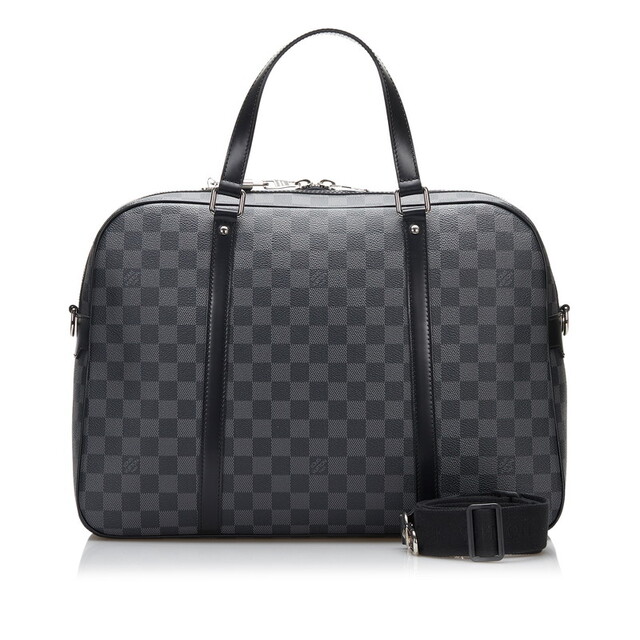 美品 ルイ ヴィトン ダミエ グラフィット ヨーン ビジネスバッグ ショルダーバッグ 2WAY N48118 PVC メンズ LOUIS VUITTON 【222-90089】