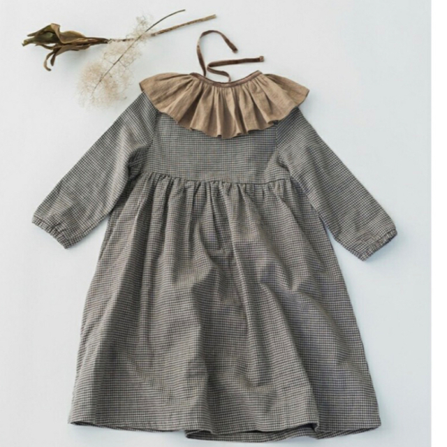 ZARA KIDS(ザラキッズ)の【美品】リジェール　フリルギャザー　付け襟(rz-19) キッズ/ベビー/マタニティのキッズ服女の子用(90cm~)(その他)の商品写真