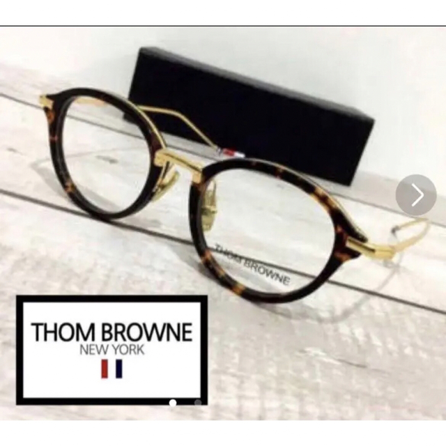 トム・ブラウン Thom Browne メガネ 眼鏡 デミ TORTOISE