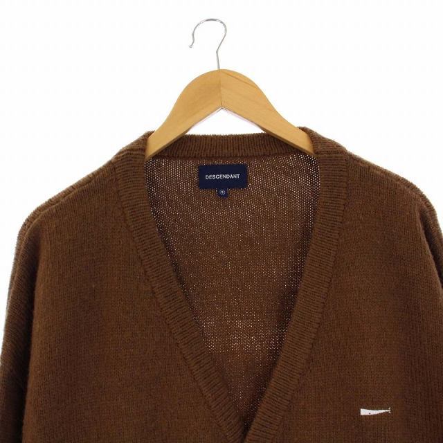 DESCENDANT NURSE KNIT CARDIGAN ニットカーディガン 雑誌で紹介された