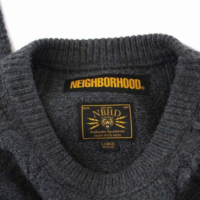 NEIGHBORHOOD 18AW CABLE AW CREW LS 2