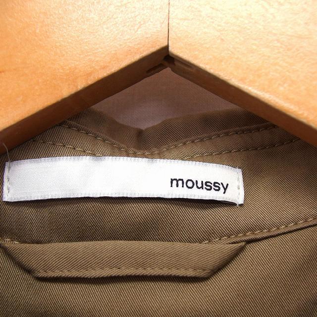 moussy(マウジー)のマウジー トレンチ コート アウター ミドル ダブル リボン 薄手 1  レディースのジャケット/アウター(トレンチコート)の商品写真