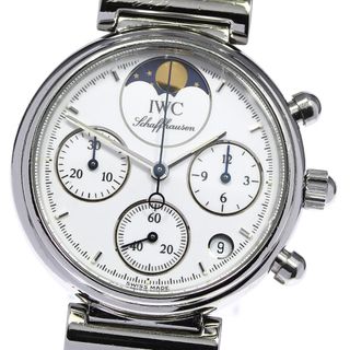 インターナショナルウォッチカンパニー(IWC)のジャンク IWC IWC SCHAFFHAUSEN IW373606 リトル ダヴィンチ クロノグラフ デイト クォーツ レディース _691895(腕時計)