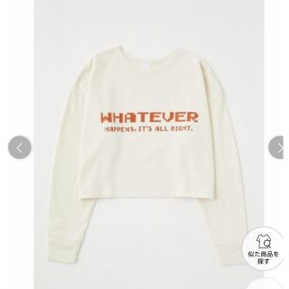 アズールバイマウジー(AZUL by moussy)のMoussy WHATEVER PRINT LS Tシャツ(Tシャツ(長袖/七分))