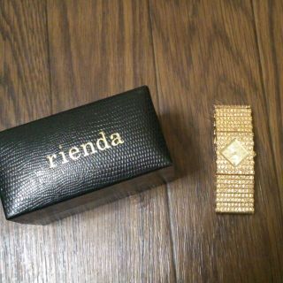 リエンダ(rienda)のriendaラインストーン腕時計(腕時計)