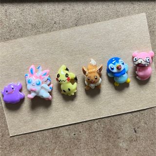 ポケモン(ポケモン)の3dネイルパーツ　オーダー　【ポケモン　いろいろ　6点　ポケモンネイル】(デコパーツ)