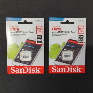 サンディスク(SanDisk)の新品未使用 microSD SanDisk Ultra 128GB 2枚セット(その他)