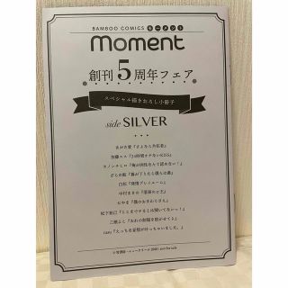 叶様専用moment  SILVER 5周年 限定復刻　小冊子　セット(ボーイズラブ(BL))