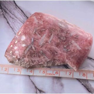お宝放出 85g 希少 国産ロードクロサイト 標本 鉱物標本