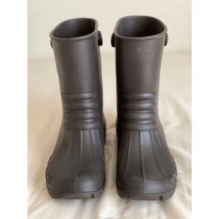 クロックス(crocs)のクロックス 長靴 茶色 24cm(レインブーツ/長靴)