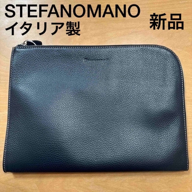 新品 ステファノマーノ レザークラッチバッグ イタリア製 | www.feber.com