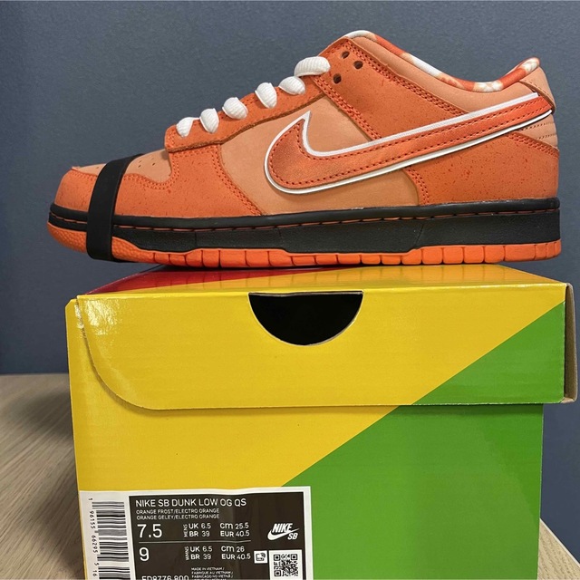 NIKE SB DUNK LOW OG Concepts 25.5cm メンズの靴/シューズ(スニーカー)の商品写真