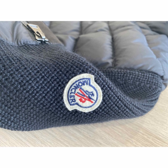 MONCLER(モンクレール)のテール様専用MONCLERメンズダウンブルゾン／ニット メンズのジャケット/アウター(ダウンジャケット)の商品写真