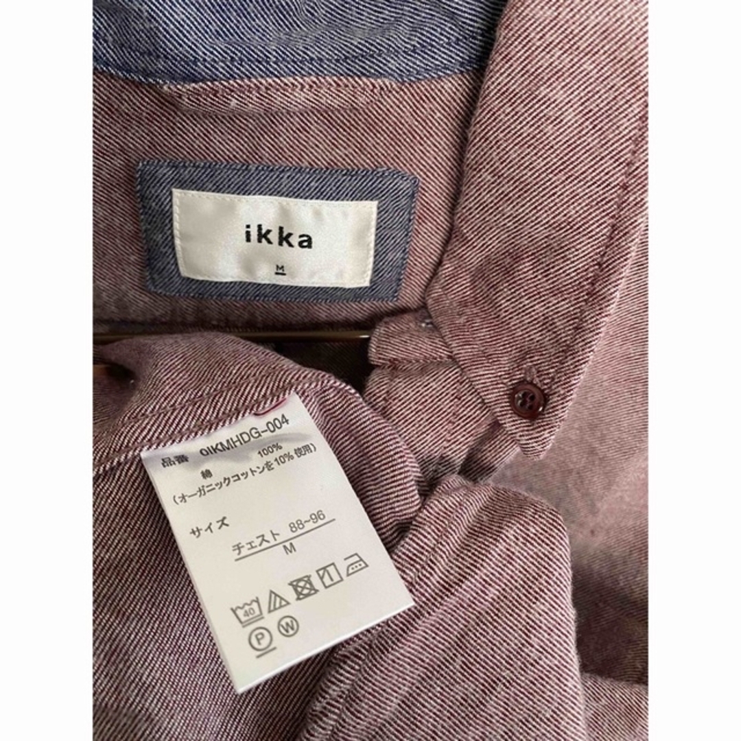 ikka(イッカ)のikka イッカ　メンズ　シャツ　トップス　Mサイズ メンズのトップス(シャツ)の商品写真