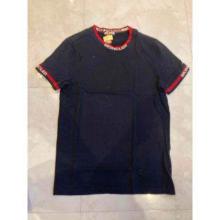 モンクレール(MONCLER)のクリーニング済】モンクレール リンガートリムTシャツ ネイビー MONCLER(Tシャツ/カットソー(半袖/袖なし))