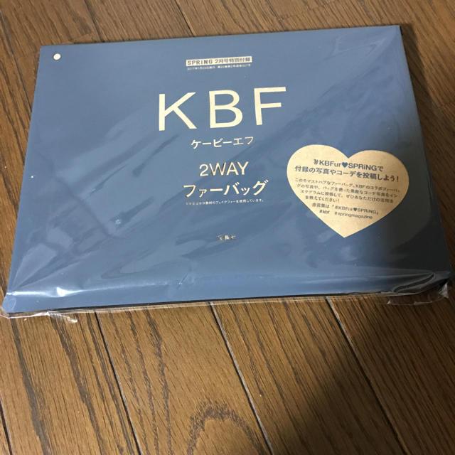 KBF(ケービーエフ)のSPRiNG2月付録 KBFファーバック レディースのバッグ(ショルダーバッグ)の商品写真