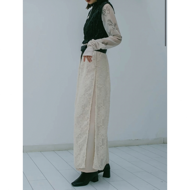 Marte(マルテ)のMARTE  Fluffy Layered Pants レディースのパンツ(カジュアルパンツ)の商品写真