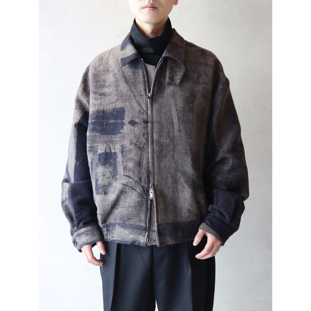 YOKE21AW ROTHKO JQ LOOSED ZIP BLOUSON