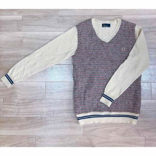 フレッドペリー(FRED PERRY)の(M)FRED PERRY（フレッドペリー） ジャガードVネックニット(ニット/セーター)