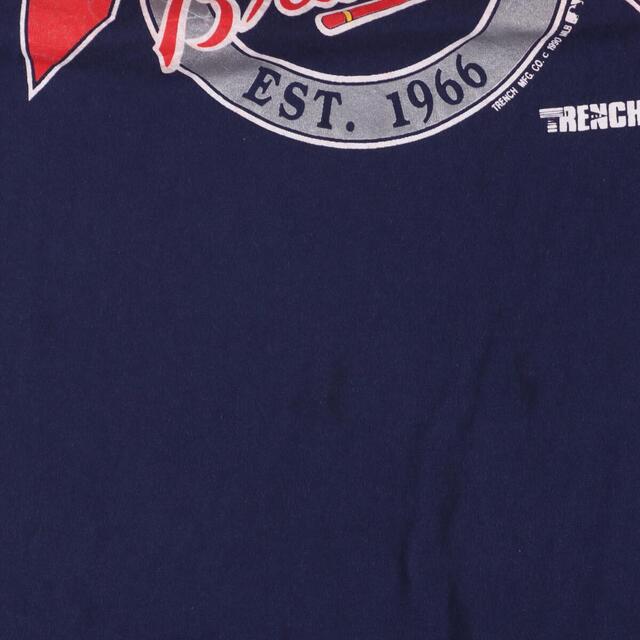 90年代 TRENCH MLB ATLANTA BRAVES アトランタブレーブス スポーツプリントTシャツ USA製 メンズXL ヴィンテージ /eaa318501 6