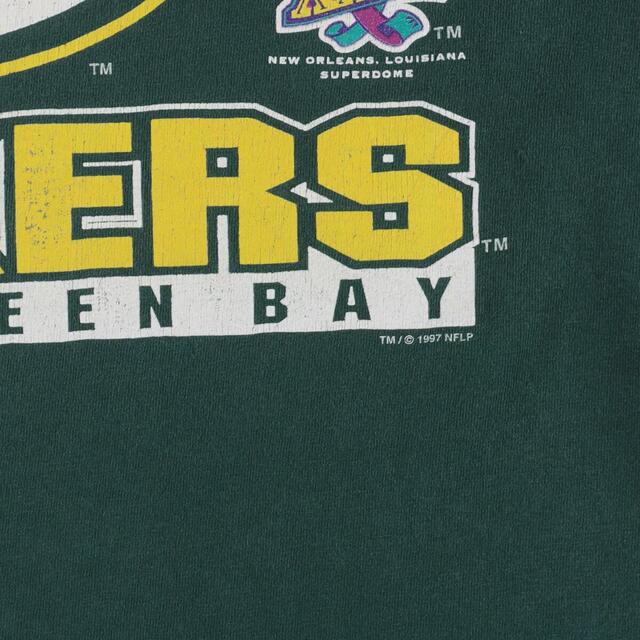 90年代 リー Lee SPORT NFL GREEN BAY PACKERS グリーンベイパッカーズ スポーツプリントTシャツ メンズM ヴィンテージ /eaa318505 3