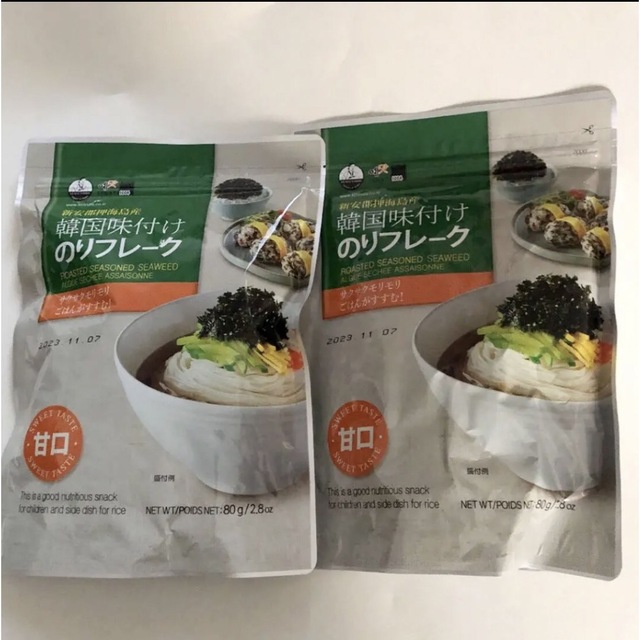 コストコ(コストコ)の韓国味付けのりフレーク　80g×2袋 食品/飲料/酒の加工食品(乾物)の商品写真